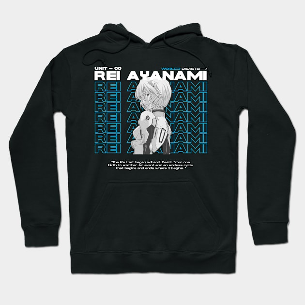 Rei Ayanami Hoodie by Sayan Graphic